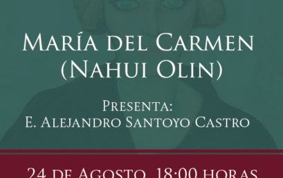 Presentación de libro / María del Carmen (Nahui Olin)