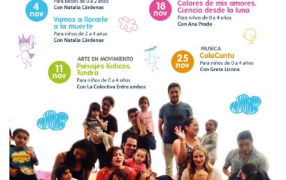 Amiguitos de Garro: Talleres para primera infancia en noviembre