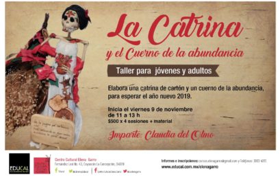 Taller de cartonería: La Catrina y el cuerno de la abundancia.